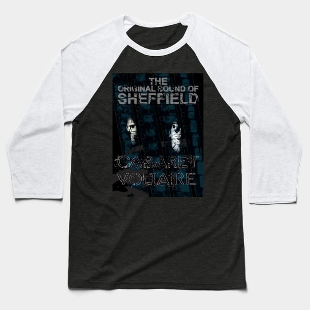 Cabaret Voltaire - The Original Sound Of Sheffield. Baseball T-Shirt by OriginalDarkPoetry